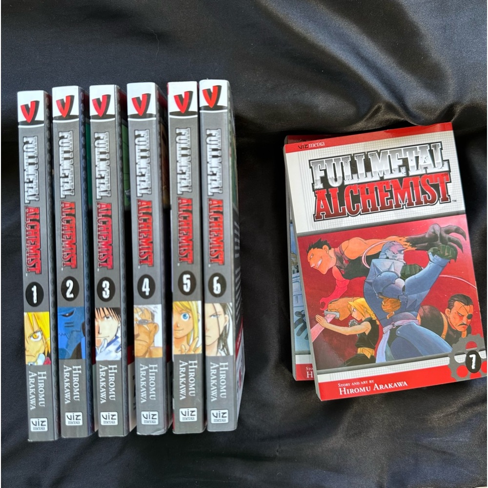 FULLMETAL ALCHEMIST MANGA VOLUMES 1-8, SOFTCOVER SMALL MANGA BOOK ENGLISH